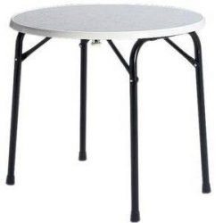 Table ronde en location : table pour 4 personnes, diamètre 85 cm