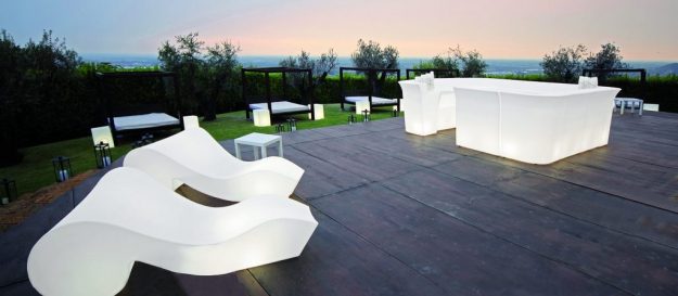 Location bar lumineux corner et desk pour votre événement - ML Locations Namur