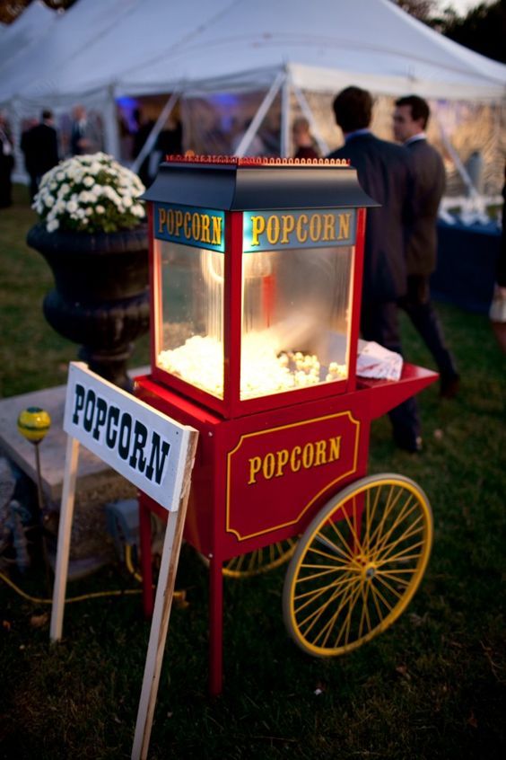 machine à pop corn en location