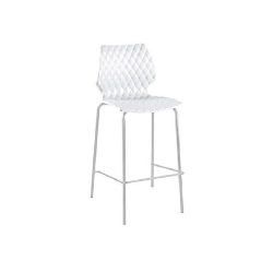 Chaise haute design blanche - Tabouret de bar en location