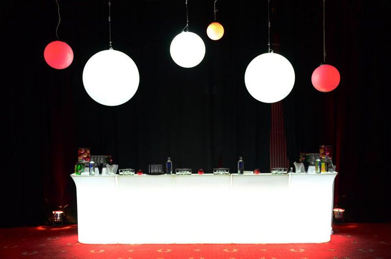 Location de bar lumineux LED