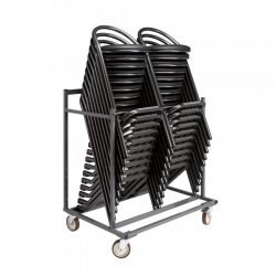 Location de tabourets cuir noir - tabourets de bar et chaises en location