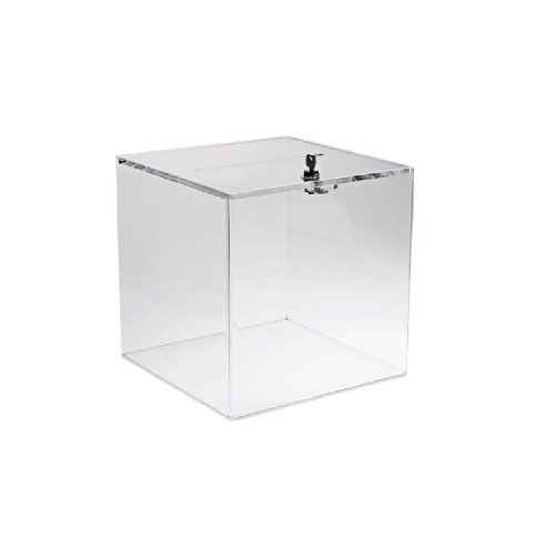Location urne plexiglass transparente 30 x 30 cm