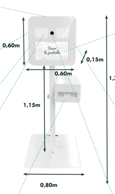 Location photobooth - borne photo selfie personnalisable