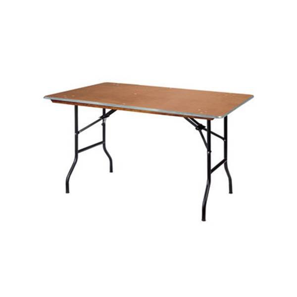 Location table rectangulaire 120 cm (4 personnes)
