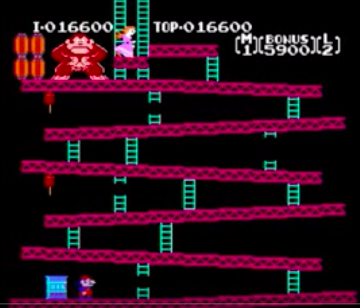 Jouez au célèbre jeu Donke Kong !