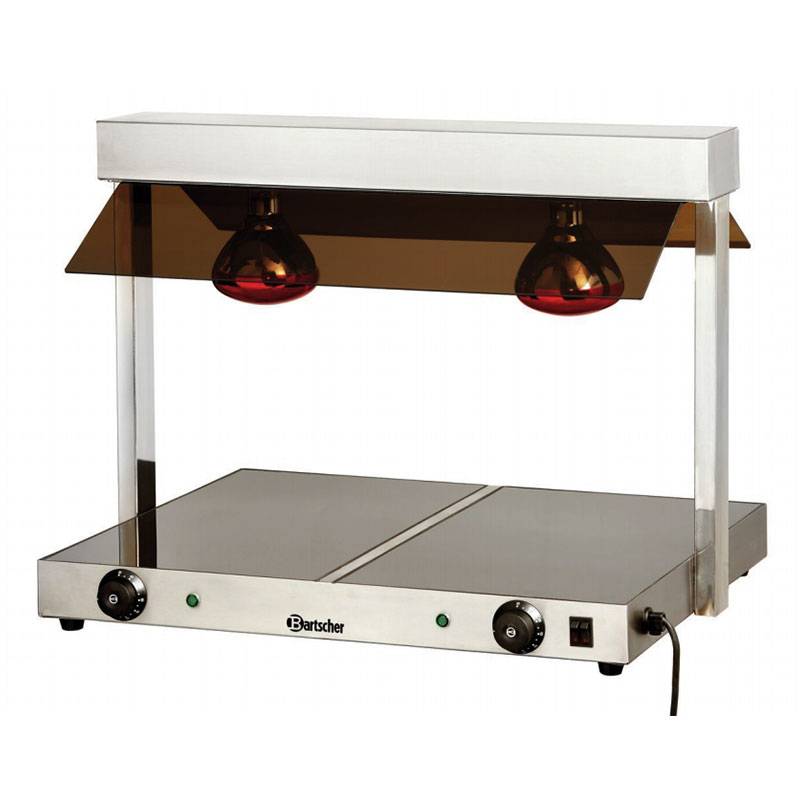 Pont chauffant en location : 2 lampes chauffantes infrarouges et 2 taques vitrocéramiques