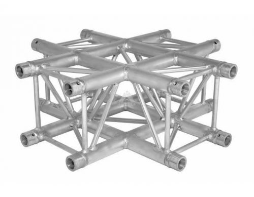 Truss aluminium en location - Quadrilight - H30V-C016 angle transversal de 4 voies