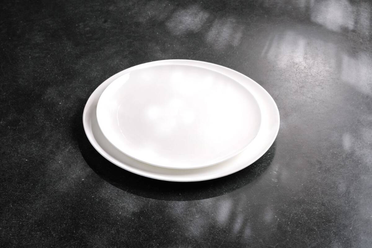 Assiette plate white Perla - 29 cm – Image 3