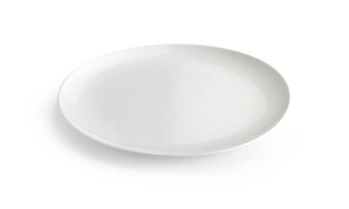 Assiette White Perla plate - 25cm