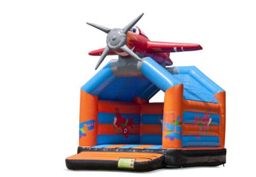 Château gonflable "avion" 4x5m