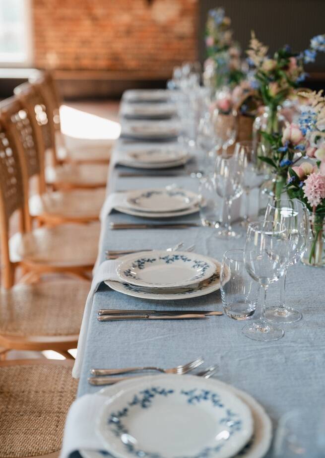 Assiette Rétro Blue - 27cm – Image 4