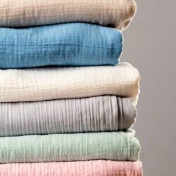 Serviette en coton froissé de 48x48cm